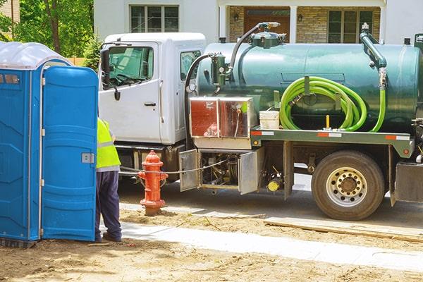 workers at Columbus Porta Potty Rental