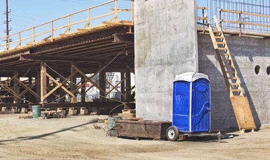 keeping workers comfortable and clean a line of work site restrooms